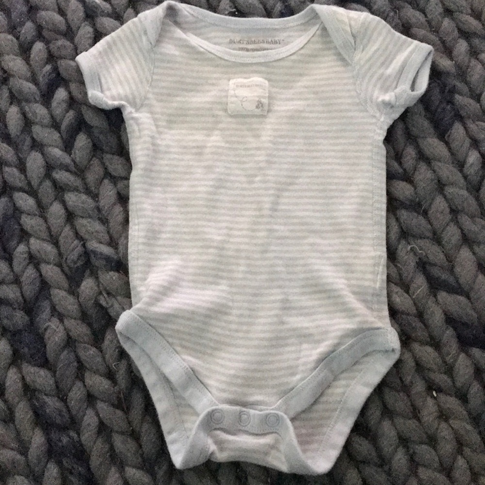 Burt’s bees baby onesie